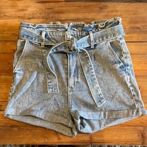 Wild Fable Paper Bag Waist Jean Shorts